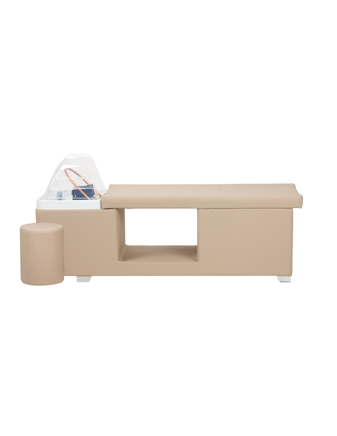 Headspa Ultra Maldives Beige – Lettino giapponese per spa per capelli con idroterapia e vapore