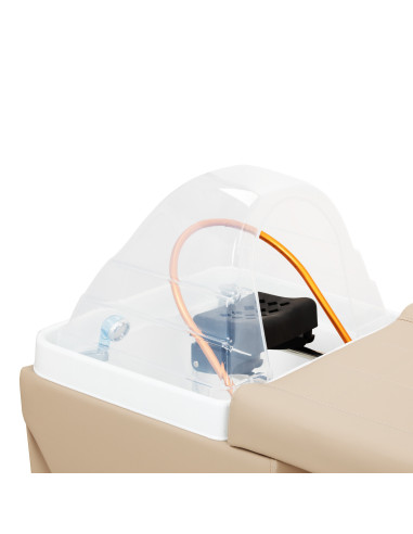 Headspa Ultra Maldives Beige – Lettino giapponese per spa per capelli con idroterapia e vapore