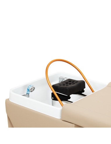 Headspa Ultra Maldives Bege – Cama de Spa Capilar Japonesa com Hidroterapia e Vapor