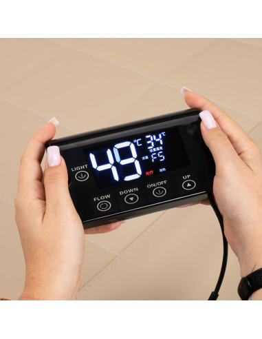 Headspa Ultra Maldives Beige – Lettino giapponese per spa per capelli con idroterapia e vapore