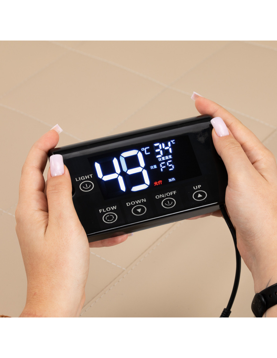 Headspa Ultra Maldives Bege – Cama de Spa Capilar Japonesa com Hidroterapia e Vapor