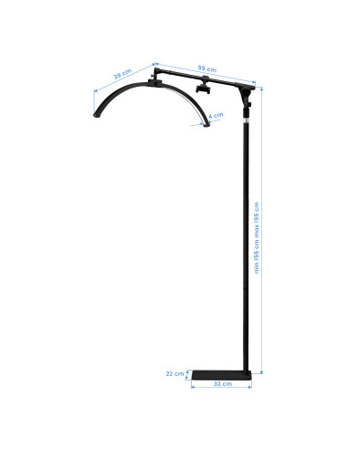 Lampada per trattamento GLOW nera 