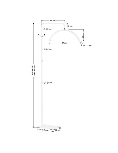 Lámpara de tratamiento MOMO MOON MX6 en blanco 
