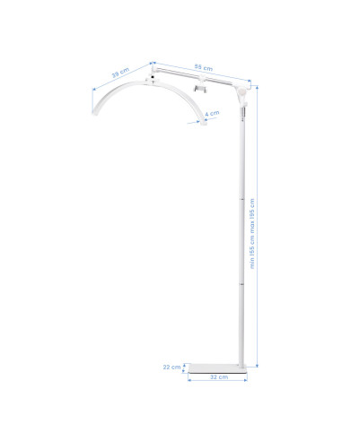 Lampe de soin des cils GLOW blanche  