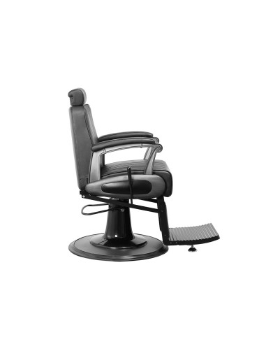 CREST Barberstuhl komplett schwarz – Premium-Komfort | GoldBeauté