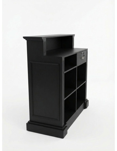 EARL Retro Black Barber Reception Counter