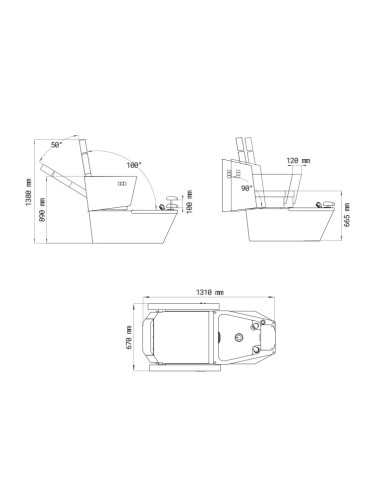 Fauteuil Pédicure SPA Hydromassant Électrique 2 Moteurs – Confort Institut