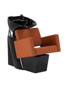 STEFANIA Shampoo unit – Hairdressing Wash Station, Terracotta Brown
