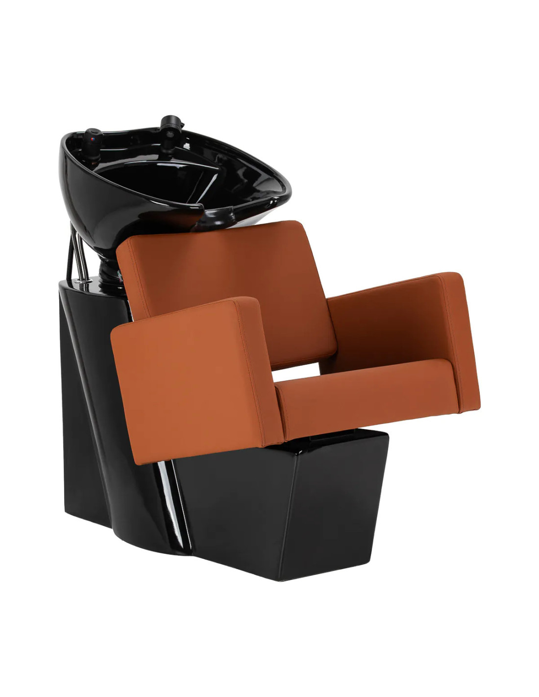 STEFANIA Shampoo unit – Hairdressing Wash Station, Terracotta Brown 