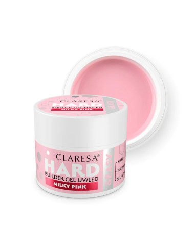 Claresa Hard&Easy Builder Gel, Milky Pink, 45g