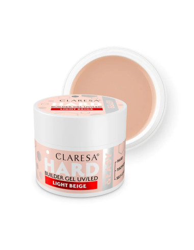 Claresa Hard&Easy Builder Gel, Lichtbeige, 12 g