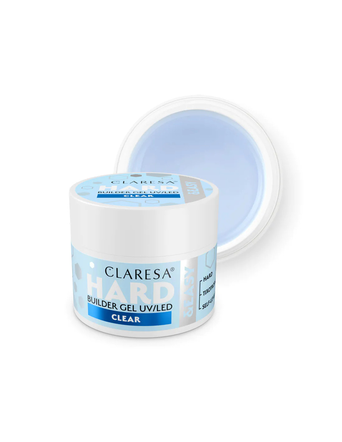 Gel construtor transparente Claresa Hard&Easy 12g