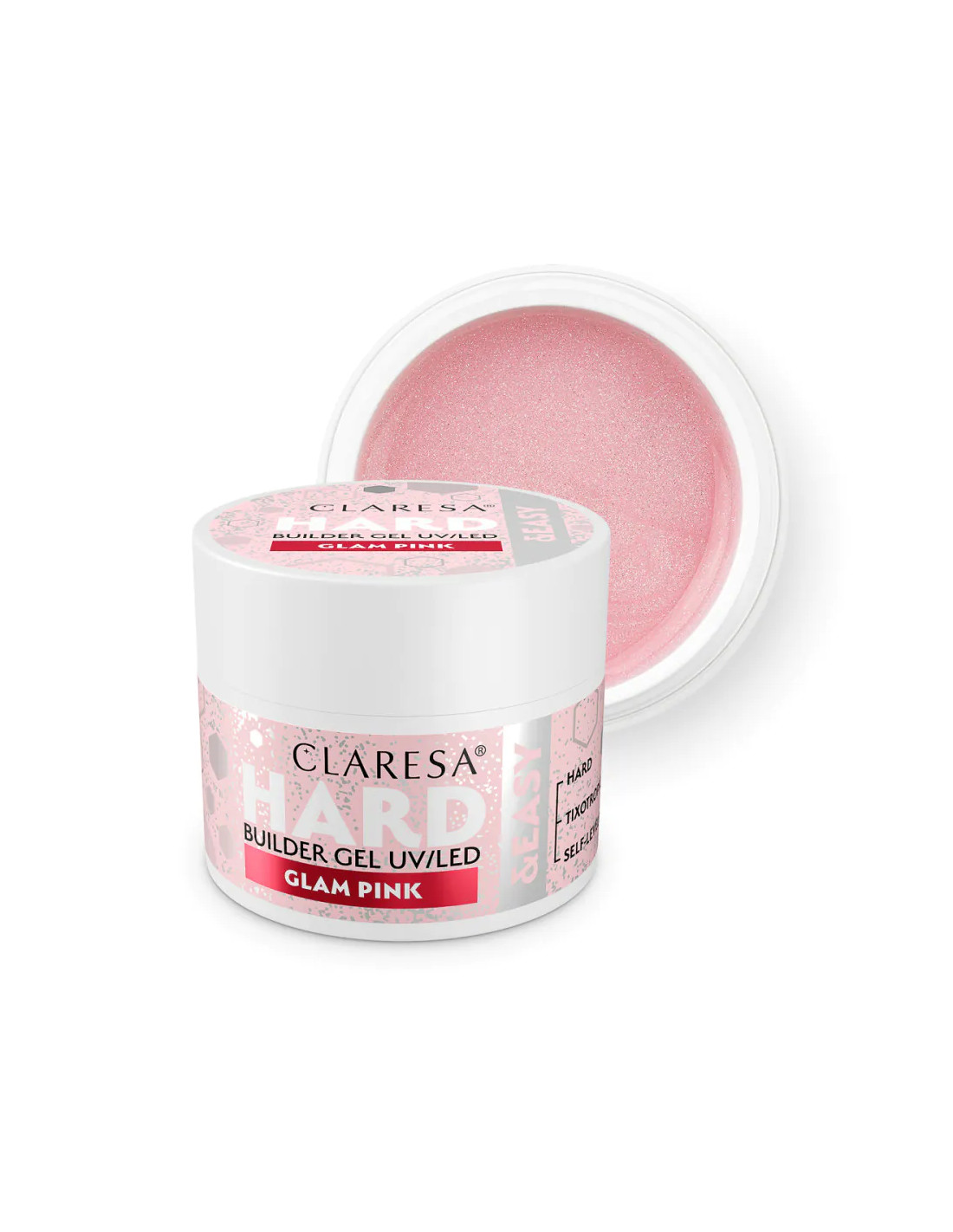Gel construtor Claresa Hard&Easy Glam Pink 12g