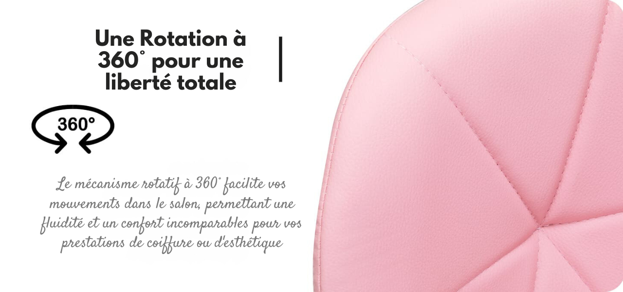 Elegancia Pink Cosmetic Stool
