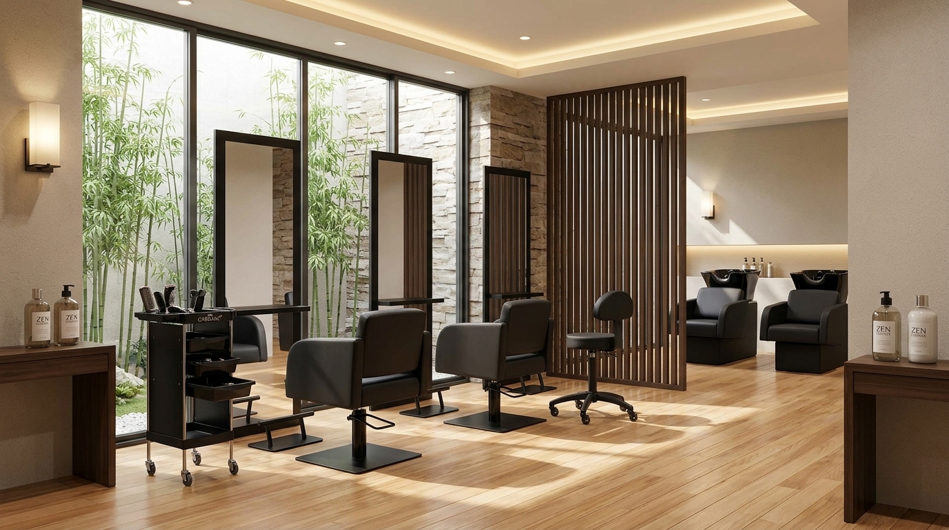 Bac à shampoing Bellagio-Z noir avec vasque en céramique, robinetterie complète et siège ergonomique. Idéal pour salon de coiffure professionnel.