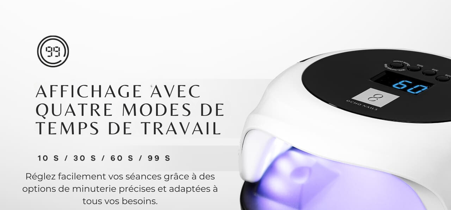 OCHO NAILS X2 75W LED UV lamp White