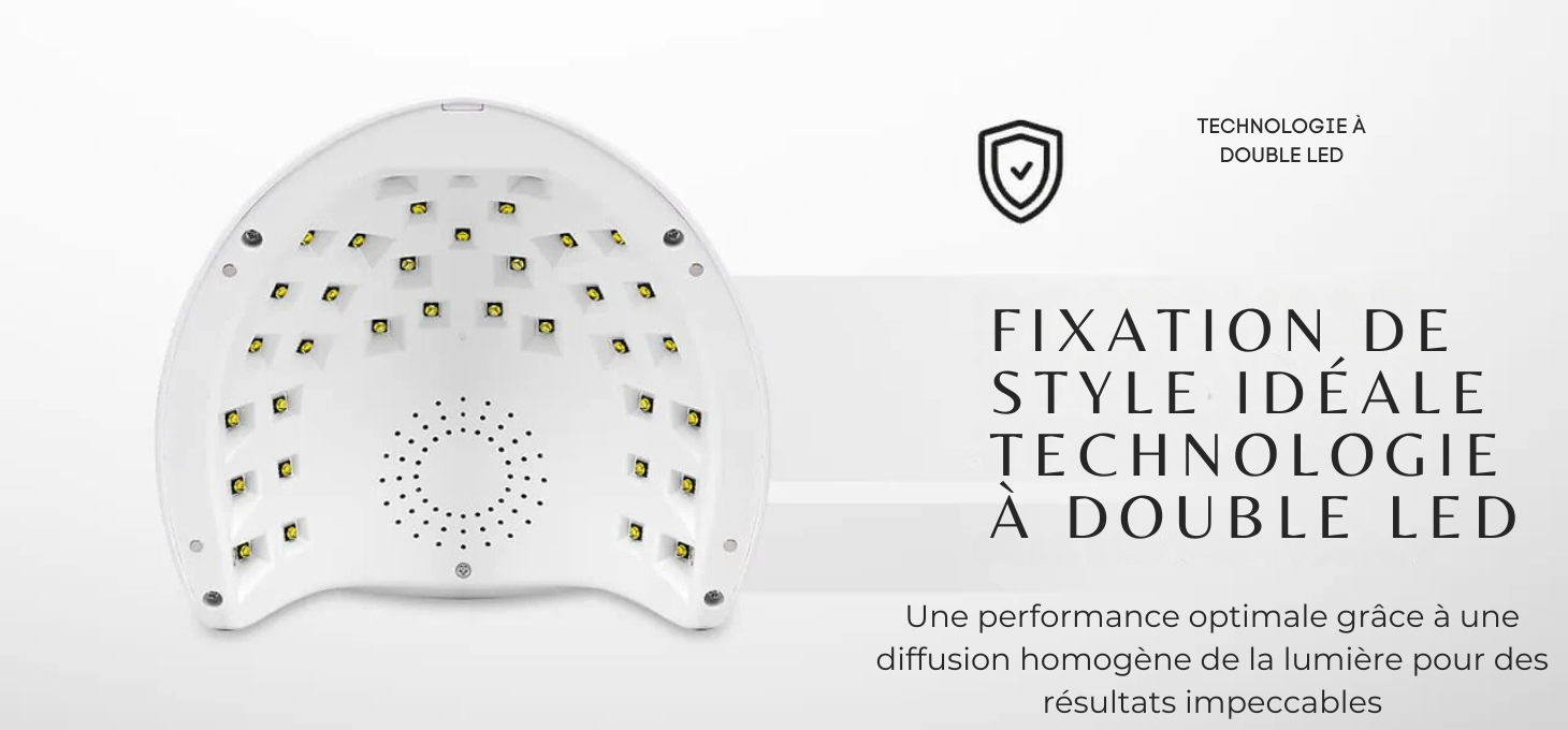 OCHO NAILS X13 Plus 65W White LED UV Lamp with Mirror Base