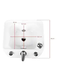 Vasca da bagno lavabo piedi pedicure spa lazio
