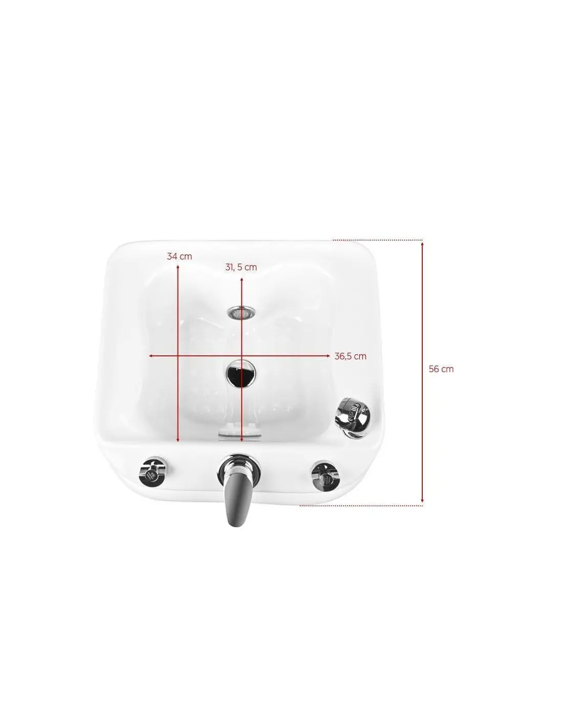Recepção HZ-A023 Bacia de Banho para Pés Pedicure Spa Lazio