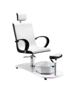 Sillón de pedicura con hidromasaje hidráulico.