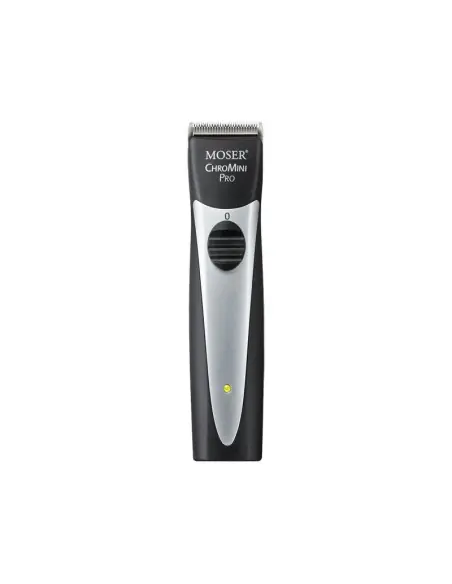 Máquina de cortar cabelo Moser 1591 Chrome Mini Pro preta