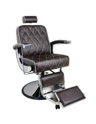 Fauteuil Barbier Marron Impérial – Style Vintage & Ergonomie Pro 