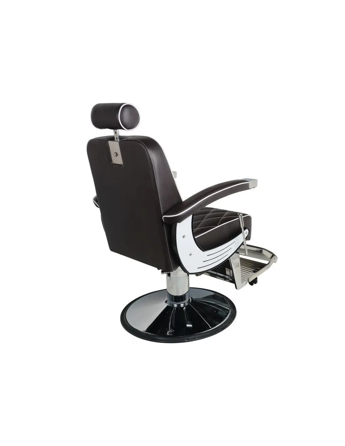 Imperial Brown Barberstuhl – Vintage-Stil & professionelle Ergonomie 