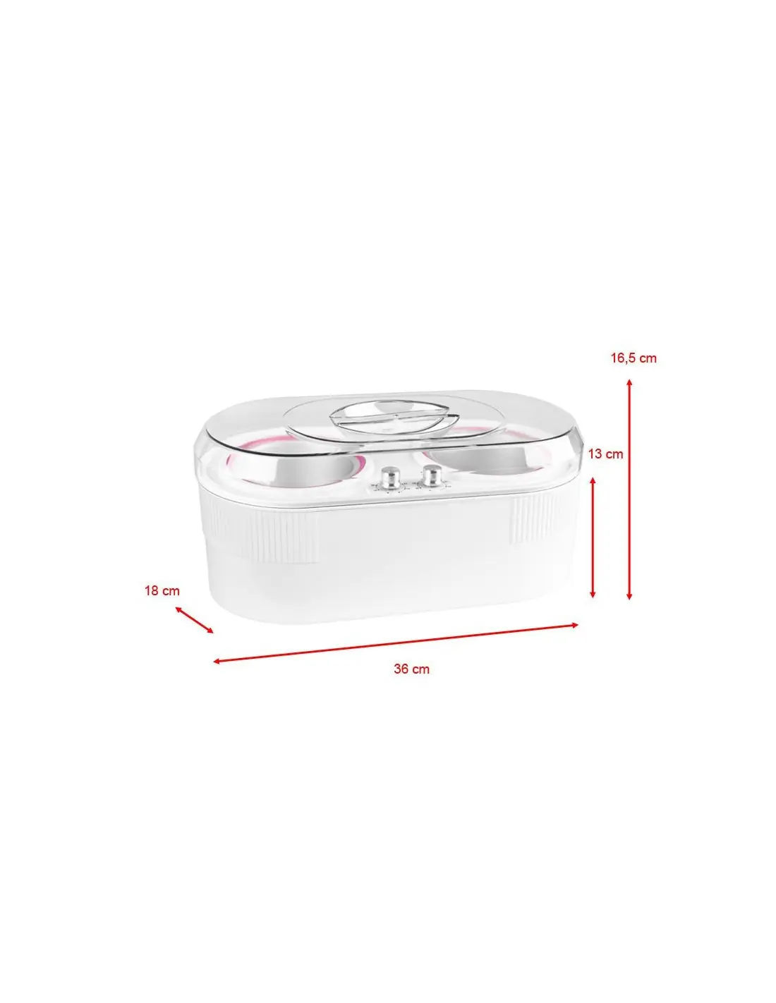 Wax heater 2in1 can 400ml + 800ml 350w 