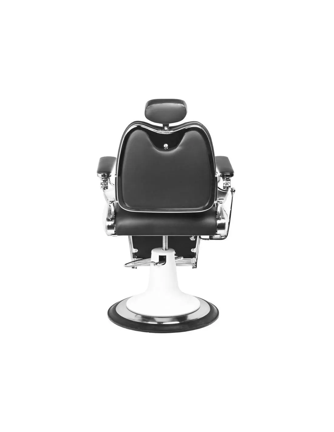 Poltrona da barbiere StreetTorque NERA – Look da motociclista e comfort professionale