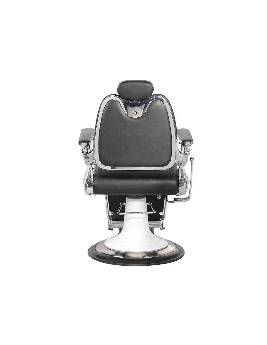 Poltrona da barbiere StreetTorque NERA – Look da motociclista e comfort professionale