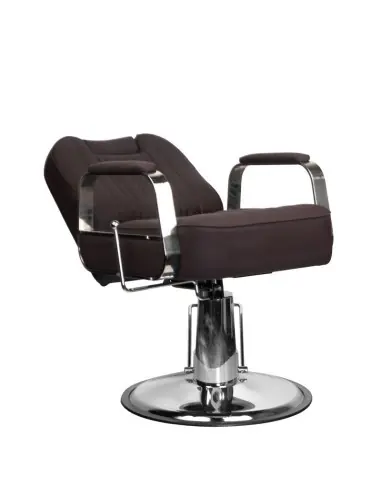 Fotel fryzjerski i barberski RUFO Brown – profesjonalny komfort i elegancja