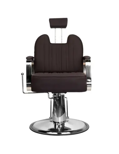 Fotel fryzjerski i barberski RUFO Brown – profesjonalny komfort i elegancja