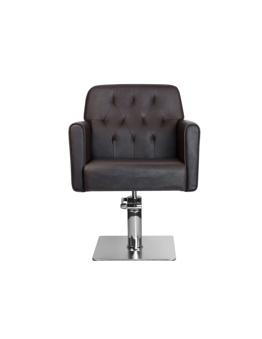 Hamburger brauner Friseurstuhl {attributes}