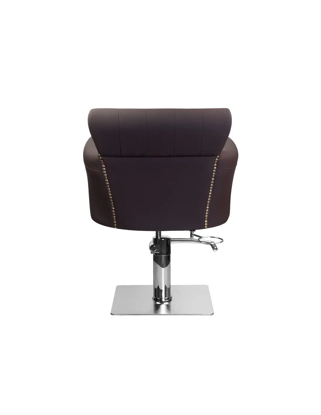 Sedia da parrucchiere marrone 