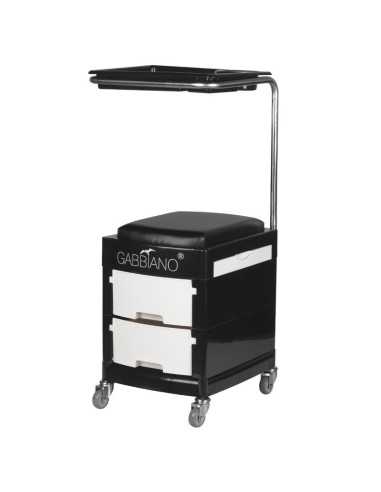 Artículo asociado 125885 POMOCNIK - TABORET DO PEDICURE 16 PLUS CZARNY / BIAŁY