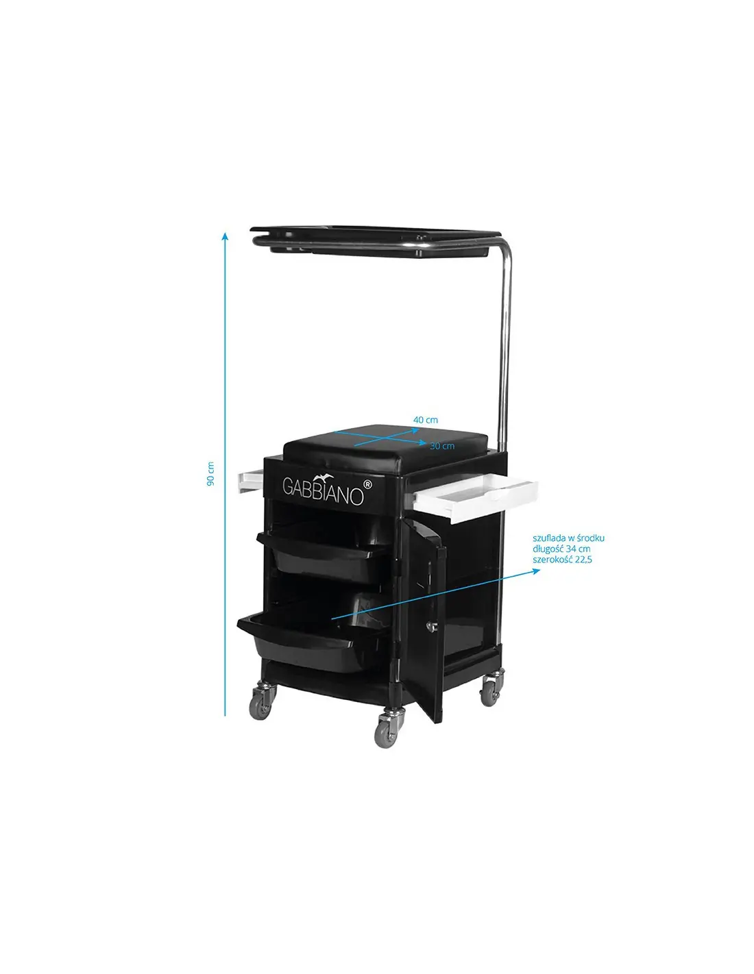 Articolo associato 125887 POMOCNIK - TABORET DO PEDICURE 23 PLUS CZARNY