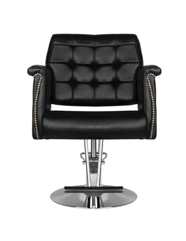 Sedia stile pavimentata nera 