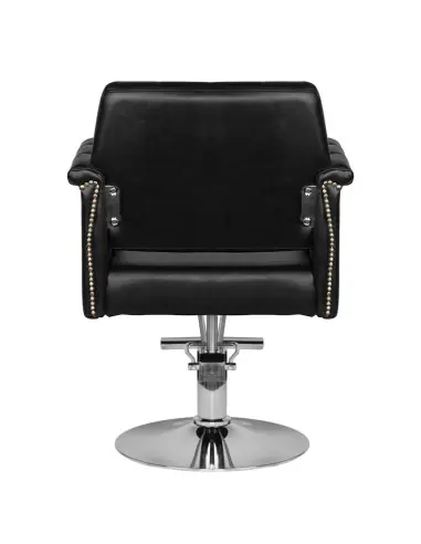 Sedia stile pavimentata nera 