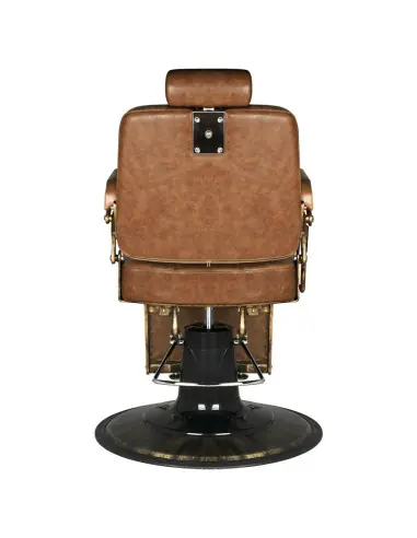 Poltrona da barbiere BOSS Cuoio Antico – Pelle antica e eleganza vintage