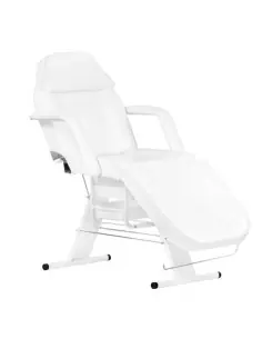 Fauteuil esthétique blanc avec bac de rangement a202
