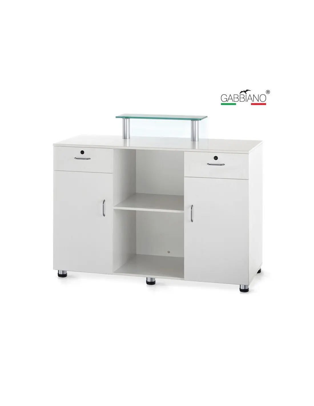 Mostrador de recepción ada blanco 
