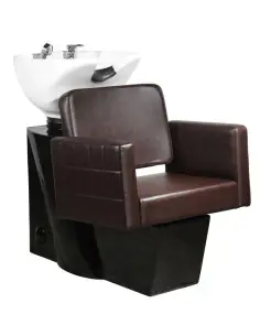 Brown ankara shampoo basin