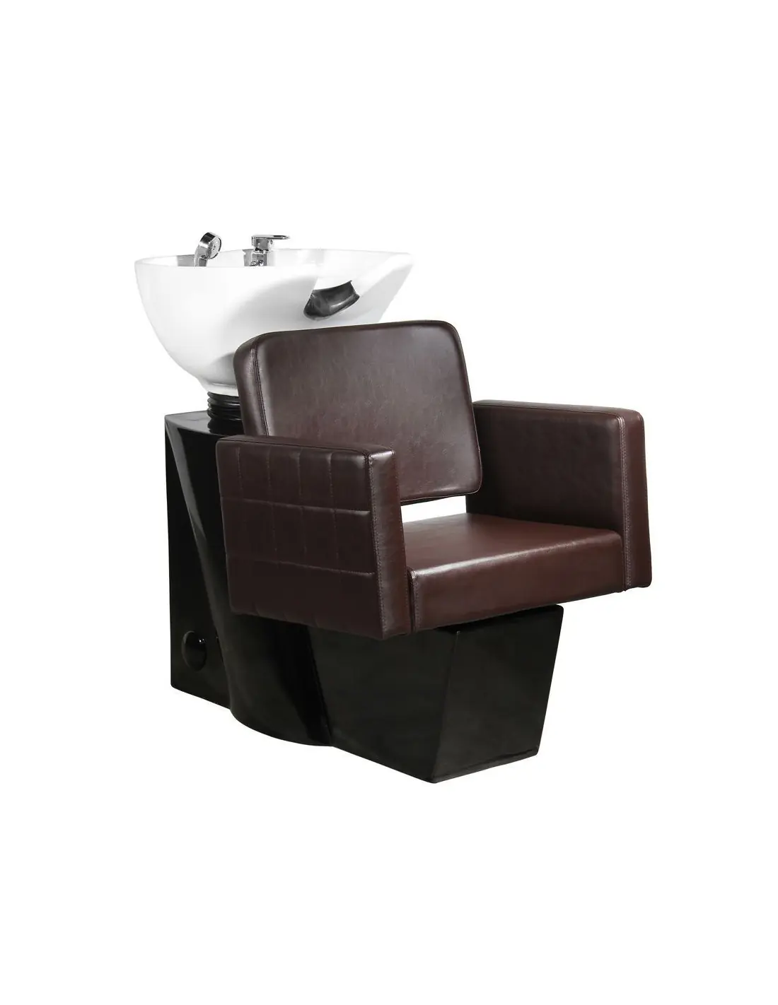Brown ankara shampoo basin