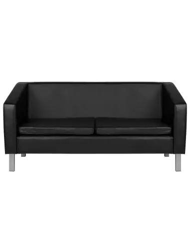 Sofá de sala de espera de vuelo negro 