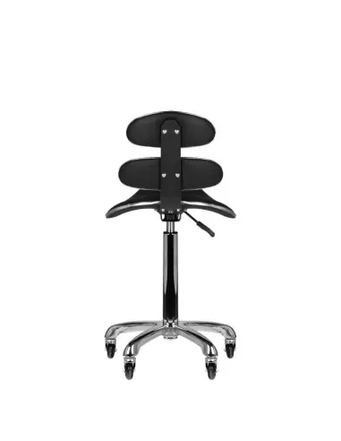 SPEED AM-880 SCHWARZER HOHER Hocker mit Rollen