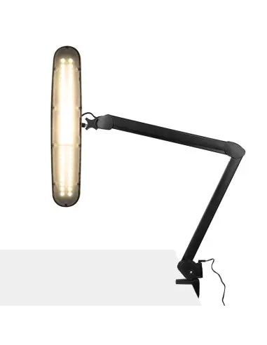 Elegante LED-Werkstattleuchte 801-TL mit Klemme zur Regulierung der Intensität und Farbe des Schwarzlichts