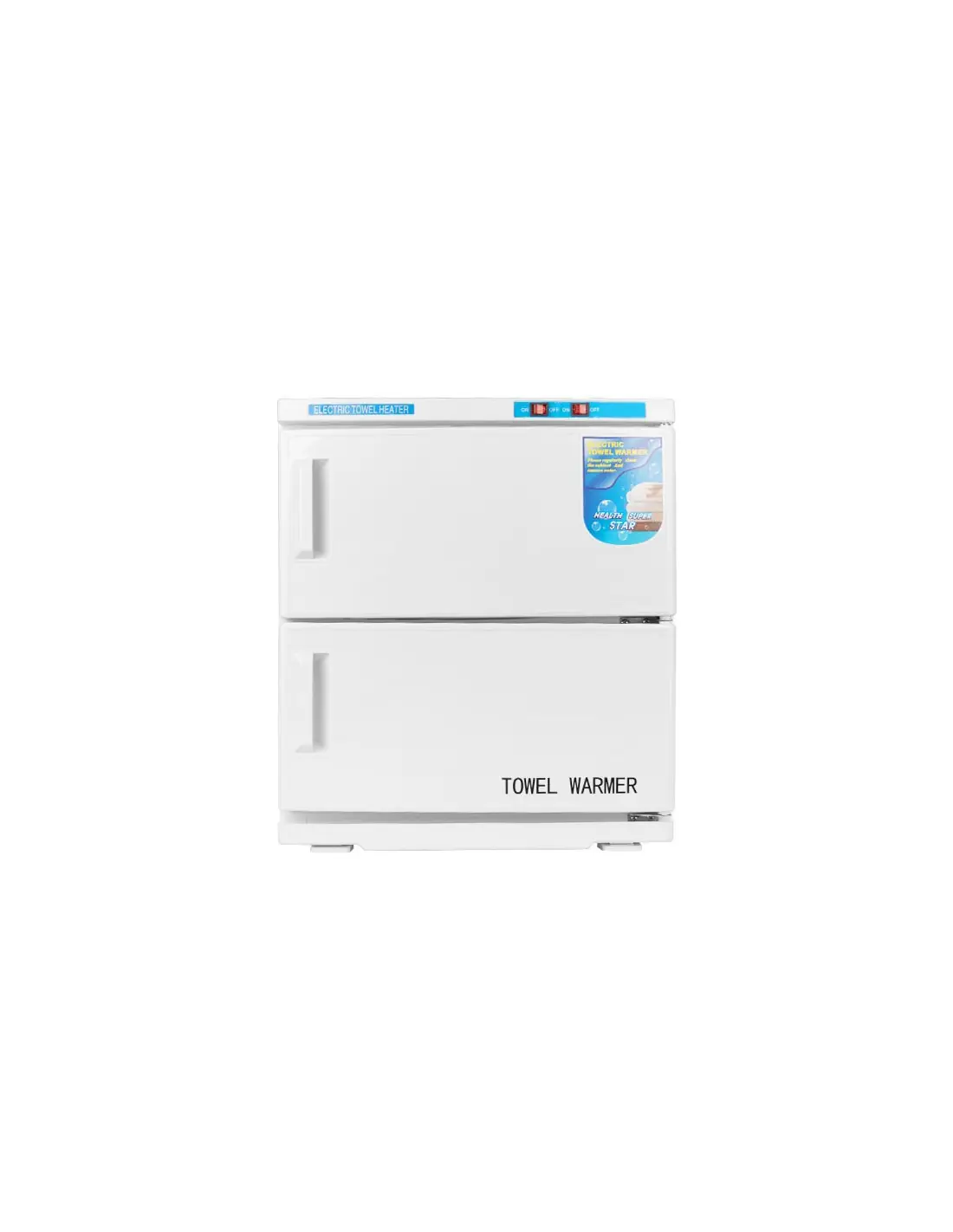 Scaldasalviette con sterilizzatore uv-c 32 l doppio bianco 