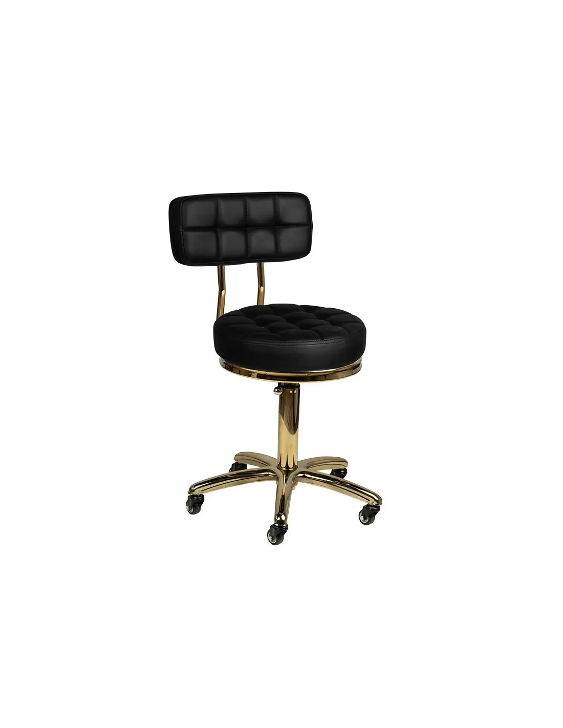 Stool with wheels 131989 Stool with wheels or am-961 black