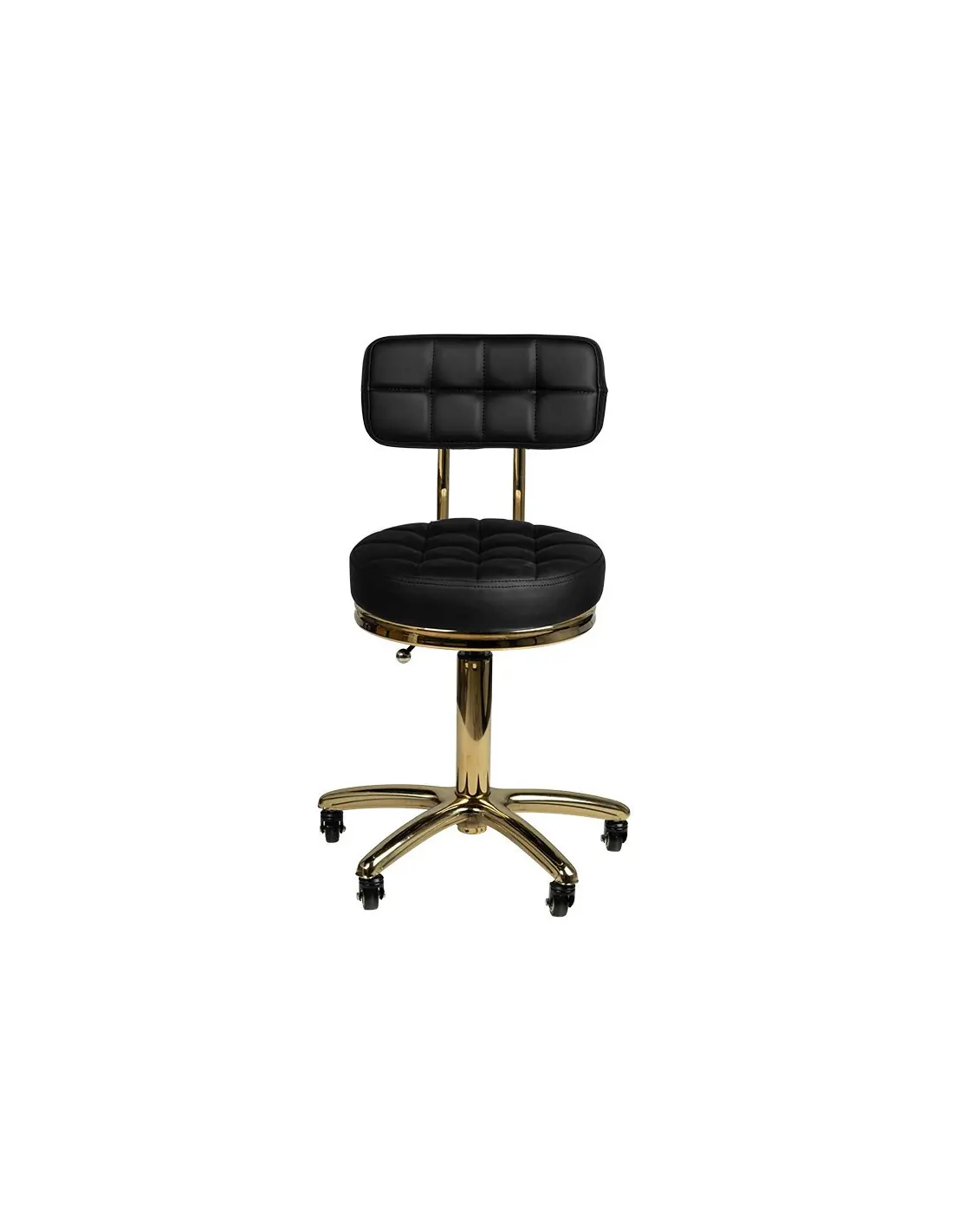 Stool with wheels 131989 Stool with wheels or am-961 black