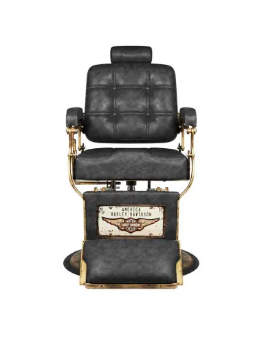 BOSS Barber Chair Oude Zwarte Lederen Legende – Vintage & Precisie Pro